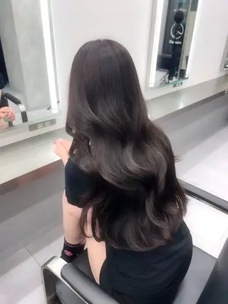 ロング 🚨メンズ曲がる 縮毛矯正りおん🚨のヘアスタイル