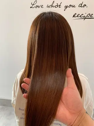 セミロング 河内 元伸のヘアスタイル