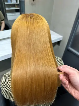 セミロング 髪質改善/縮毛矯正/ 田中勇次のヘアスタイル