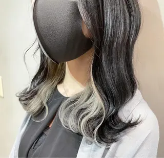 セミロング パーマ 透明感カラー特化型 NAOKIのヘアスタイル