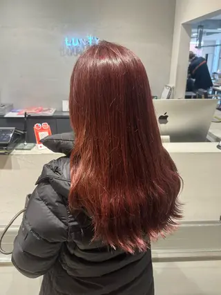 ロング 🌶推しカラー RINA🌶´-のヘアスタイル