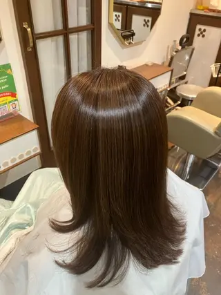 セミロング 髪質改善 pulirのヘアスタイル