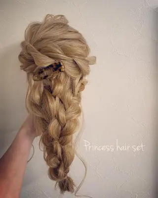 ロング 永沼 真依のヘアスタイル