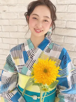 ヘアアレンジ 白髪ぼかしハイライト 着付けヘアアレンジのその他イメージ