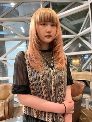 ロング 松野 心音のヘアスタイル