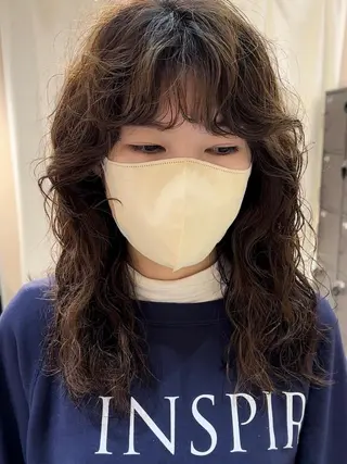 ロング 古沢 新のヘアスタイル