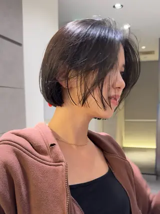 ショート カラー Qin shaire salon 原宿所属・🌿パーマ/ボブ/ レイヤー/Mikiのヘアスタイル