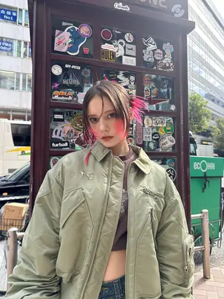 セミロング 最高級髪質改善 🦄ブリーチYUGOのヘアスタイル