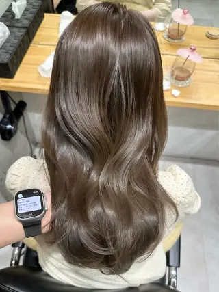 セミロング ✨透明感カラー 恵比寿HAYATO✨のヘアスタイル