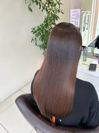 ロング Happiness王寺所属・髪質改善カラー 🫧萩原のヘアスタイル