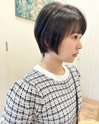 ショート ケアブリーチ 坪井佑樹のヘアスタイル