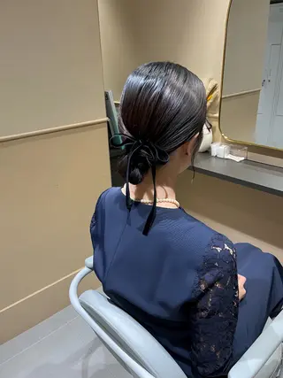 ミディアム ヘアアレンジ 🫧tomoka 透明感カラー🫧のヘアスタイル