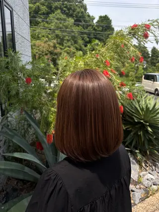 ミディアム カラー レシェル桑名店所属・レシェル桑名店 RINAのヘアスタイル