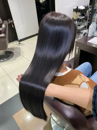 ロング カラー hina☺︎ 髪質改善/ストレートのヘアスタイル