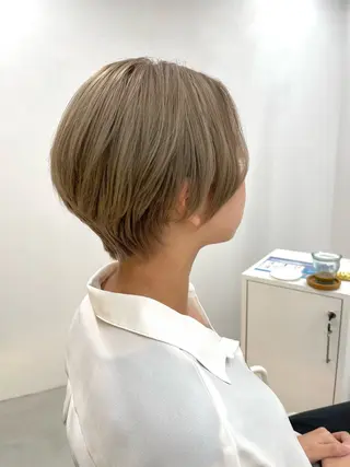 ショート 柴田泰秀sotti. 髪質改善/ブリーチのヘアスタイル