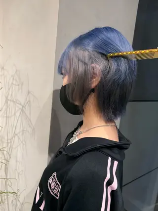 ショート ハイトーン／ 透明感カラー Mioのヘアスタイル