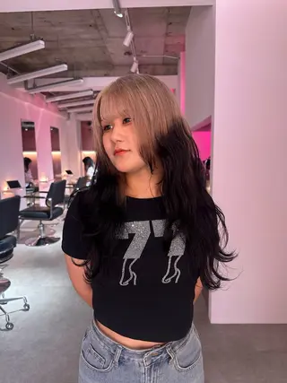 カラー ブリーチカラー 特化/MAHIROのヘアスタイル