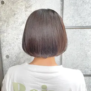 ショート カラー ヘアアレンジ MiU所属・韓国×髪質改善×美髪 縮毛矯正×レイヤーのヘアスタイル