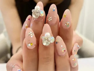 ロング カラー ネイル 松井 亜由美のネイルデザイン