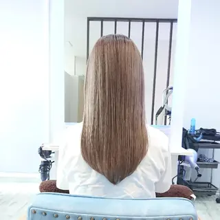 カラー パーマ ロング 小林 伸行のヘアスタイル