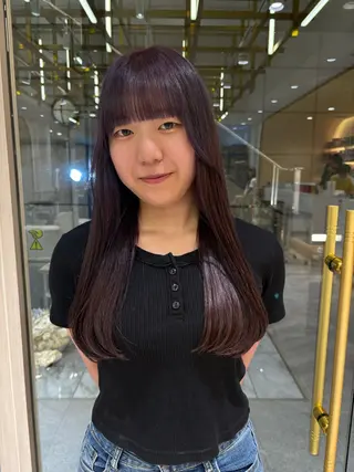 ロング カラー 🦋sana🦋 🫧透明感カラー🫧のヘアスタイル