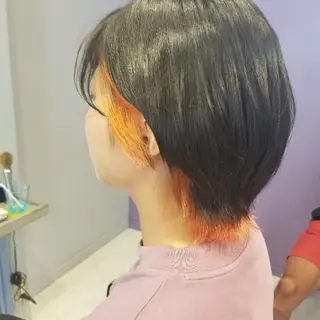 カラー ショート Hair&Spa Fleur CHERE所属・HISANAGA YUKAのヘアスタイル