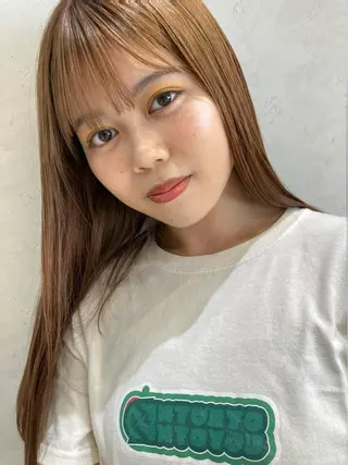 ロング カラー nono/パーマ /顔まわりカット🐈のヘアスタイル