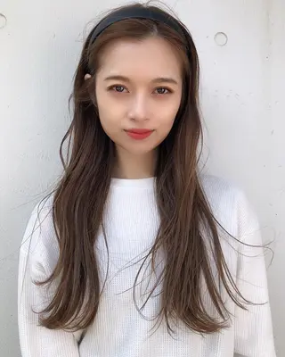 ロング カラー 遠藤 眞実のヘアスタイル