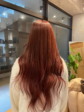 ロング カラー 愛莉/ラベンダー/ ベージュ/ブラウンのヘアスタイル