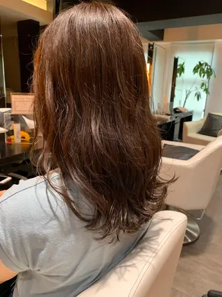 ミディアム 新宿/ 田口雄大のヘアスタイル