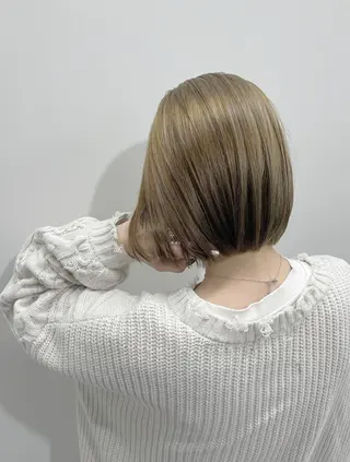 ミディアム カラー LIG daimyo所属・宮本 円のヘアスタイル