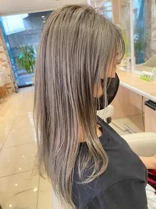 ロング カラー 🩵波巻き/ツイスパ HARU💎のヘアスタイル