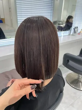 カラー ♡艶髪ブラウン himi♡のヘアスタイル