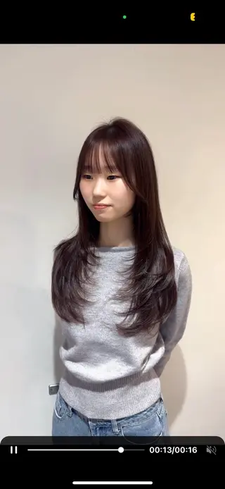 セミロング 美髪✨艶髪✨髪質改善 カラー特化❣️二宮遥のヘアスタイル