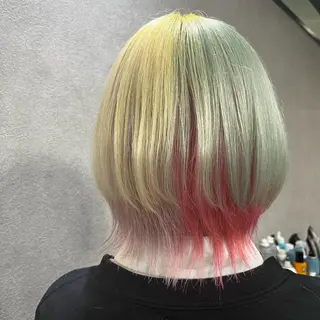 ショート カラー est hair 池袋西口店所属・😈派手髪/ 地雷系 /　KALIN😈のヘアスタイル