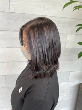 ミディアム 今岡 育美のヘアスタイル