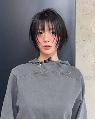 ショート riria/ボブ /ブラウンカラー🎀のヘアスタイル