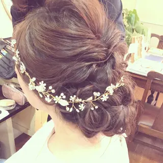 ロング ヘアアレンジ グランパルティータ所属・石丸 洋子のヘアスタイル