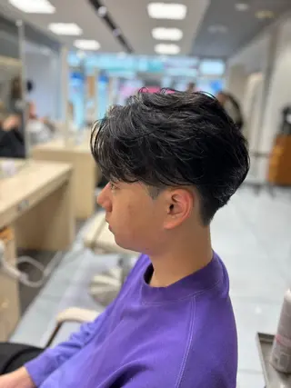 ショート パーマ メンズ メンズ特化韓国風 パーマスタイル/りんのヘアスタイル