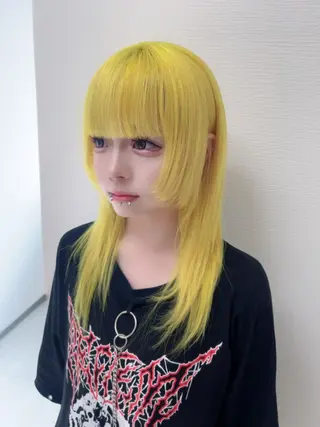 セミロング 似合わせ艶カラー🪽 ひかる🪽🩶のヘアスタイル