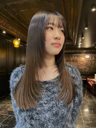 ロング カラー ルカ/ レイヤーカット🍓のヘアスタイル