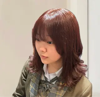 ミディアム ブリーチ/アレンジ/ 19歳/新宿/アリルのヘアスタイル