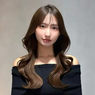 セミロング カラー 銀座/韓国レイヤー髪 質改善/RYUのヘアスタイル