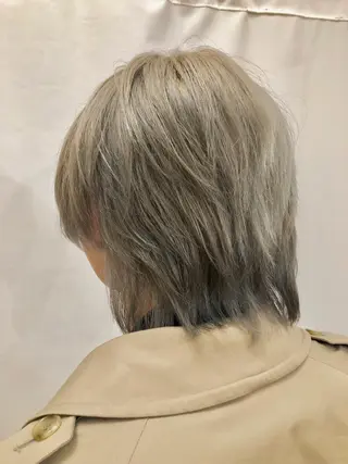 ショート カラー メンズ 髪質改善✨石塚 真梨奈のヘアスタイル