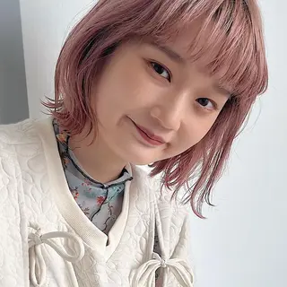 ショート 🫧ハイトーン個性髪 🫧マヤのヘアスタイル