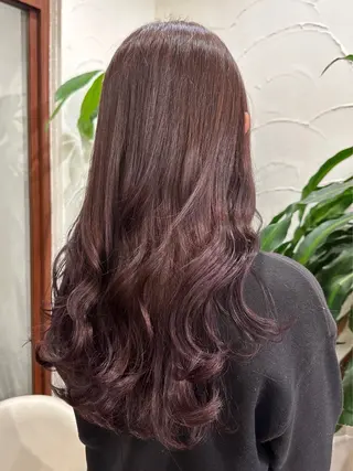 ロング カラー un eye/hai r🎀🪞山﨑愛菜のヘアスタイル