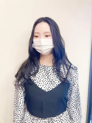 ロング KASHI|顔まわり ×艶髪プロデューサーのヘアスタイル