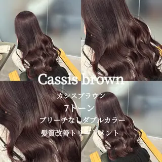 カラー 梅田/ベージュ／ 艶カラー／三宅空翔のヘアスタイル