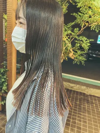 ロング カラー つくばUtooe's 副店長　寺沢颯のヘアスタイル