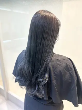 ロング カラー 艶質改善/縮毛矯正 ササキナツミのヘアスタイル